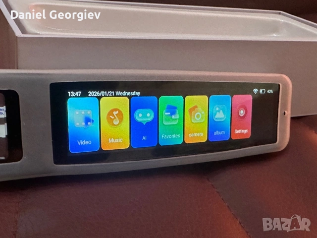 Чисто НОВ Смарт Преводач ANDROID със скенер за текст, камера и изкуствен интелект над 134 езика, снимка 7 - Друга електроника - 53177580