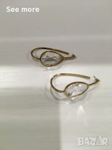 DYRBERG/KERN обеци стомана с покритие, снимка 2 - Обеци - 47489182