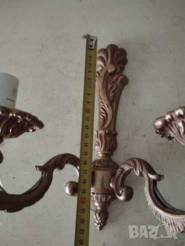 Бароков аплик за стена, снимка 3 - Лампи за стена - 42260881
