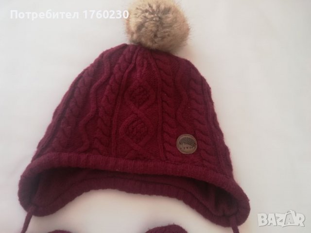 Комплект зимна шапка и ръкавици Н&М, снимка 3 - Бебешки шапки - 40117600
