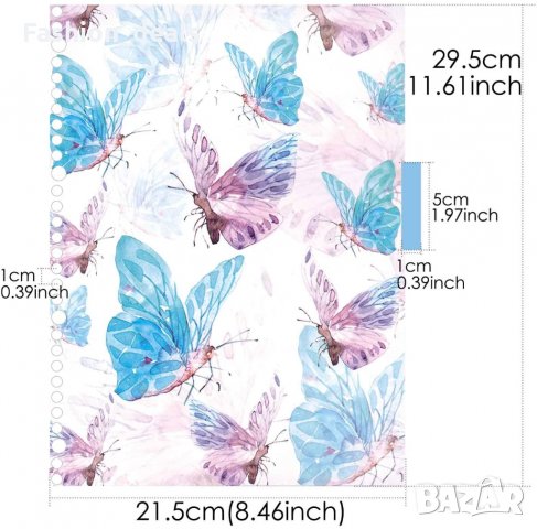 Комплект 12 броя разделители за тетрадка / тефтер размер A4 Органайзер, снимка 3 - Други - 33693845