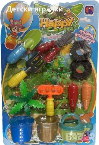 Творчески комплект градинар с лопатки, саксии и цветя, снимка 2 - Образователни игри - 49515629