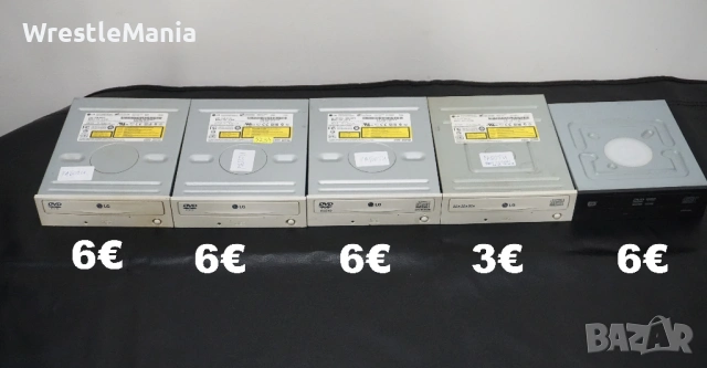 5 DVD/CD Оптични Устройства с IDE интерфейс за Настолен Компютър ТЕСТВАНИ И РАБОТЕЩИ