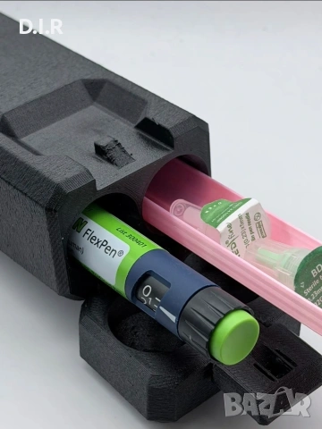 Калъф за 3 или 2 писалки с инсулин, снимка 7 - Други - 53217929