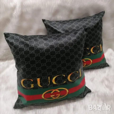 калъфки 2бр gucci versace chnl louis vuitton Victoria's secrets hermes , снимка 4 - Възглавници - 49113471