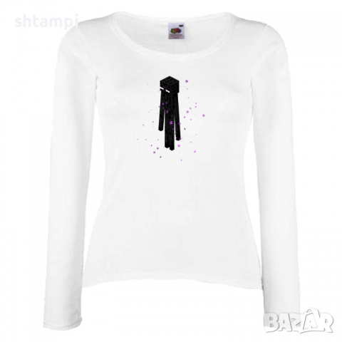 Дамска тениска Enderman 1 майнкрафт Minecraft,Игра,Забавление,подарък,Изненада,Рожден Ден., снимка 5 - Тениски - 36520686