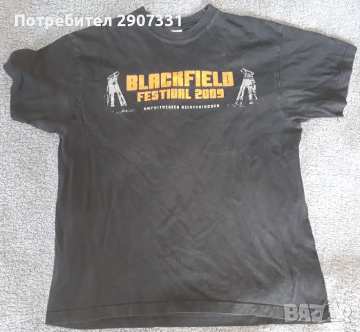 Тениска от фестивал електрона музика Blackfield 2009, снимка 1 - Тениски - 37641590