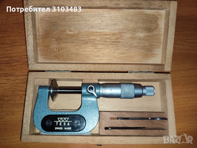 TESA-дискови микрометри/зъбомери, снимка 4 - Стругове - 53154598