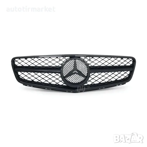 Черна решетка тип AMG за Mercedes C класа W204, снимка 2 - Аксесоари и консумативи - 56051431