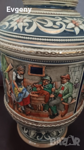 Декантер, немски , снимка 6 - Антикварни и старинни предмети - 52788466