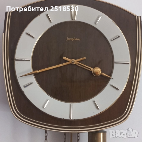 Стенен часовник Junghans , снимка 6 - Антикварни и старинни предмети - 51617446