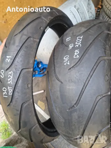 130 60 21  Michelin 240 40 18 Harley-Davidson гуми за чопър , снимка 2 - Гуми и джанти - 50142519