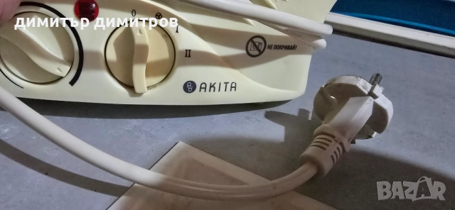 вентилаторна печка Akita използвана, снимка 2 - Отоплителни печки - 52347935