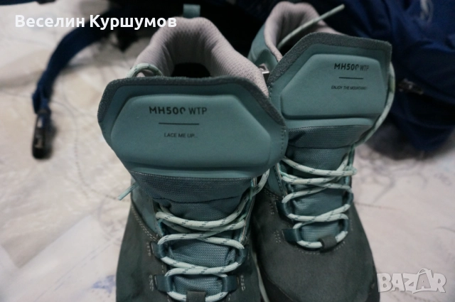 Дамски туристически обувки QUECHUA MH500 MID, снимка 3 - Други - 51751445