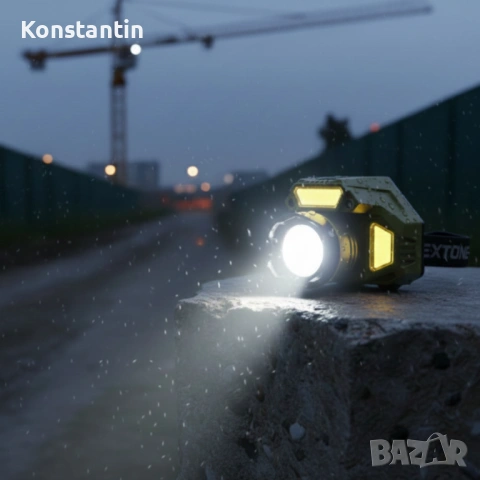 FL113 - Акумулаторен LED челник HX-917S със сензор за движение, снимка 2 - Други - 54257650