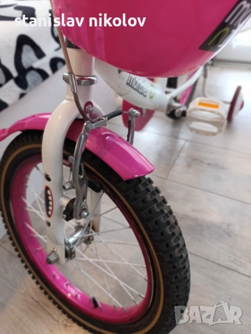 Детски Велосипед MONSTER РОЗОВ 12'' , снимка 11 - Велосипеди - 53959094