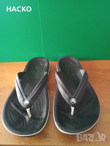 Джапанки Crocs Crocband Flip Номер 10/12 43/44 Стелка 28 см. 100% Оригинални Внос от Англия, снимка 2 - Джапанки - 54293192