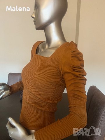 Дамска блуза в цвят горчица !, снимка 5 - Блузи с дълъг ръкав и пуловери - 42098774