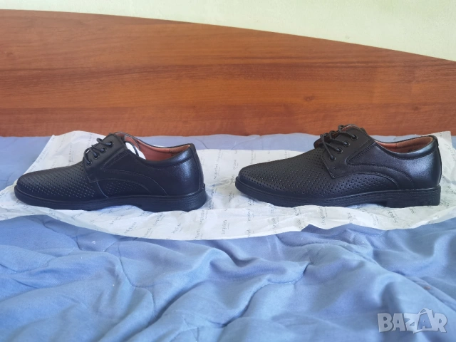 Официални мъжки обувки Sergio Bardi- 40 номер, снимка 3 - Официални обувки - 54172645