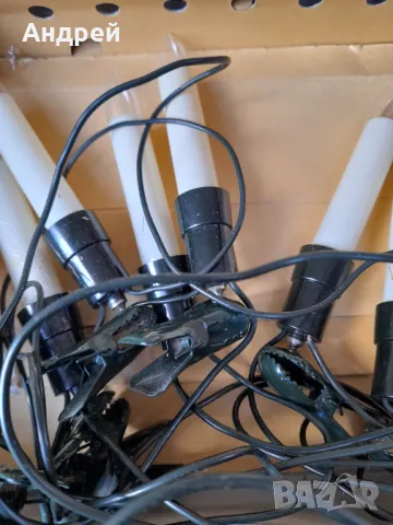 Стари лампи,лампички за елха Christbaum-Kette, снимка 5 - Други ценни предмети - 50433918