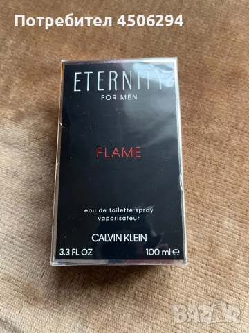 Calvin Klein Eternity FLAME 🔥 , снимка 2 - Мъжки парфюми - 52167169