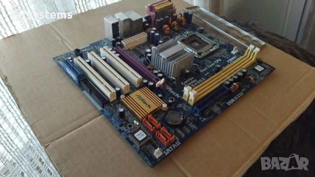 Дънна платка ASRock 775i945GZ Socket 775 CPU+FAN+RAM, снимка 3 - Дънни платки - 54001643