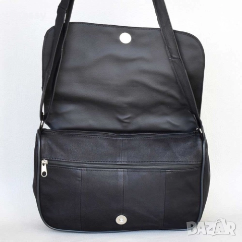 НОВА дамска чанта от естествена кожа с дълга дръжка за през рамо, снимка 3 - Чанти - 52851499