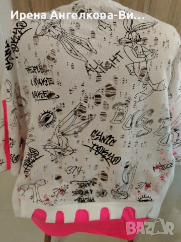 Дамска атрактивна блуза, снимка 4 - Суичъри - 54194990