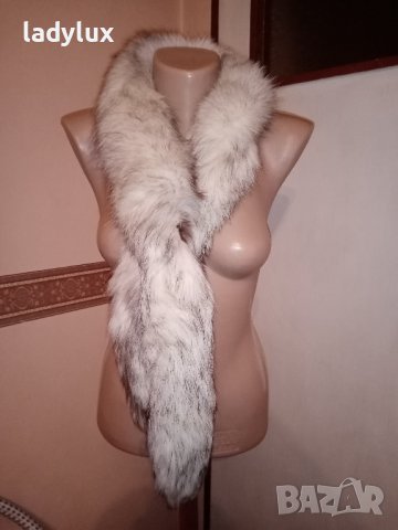 Прекрасна Яка от Лисица, 130 см. Код 1919, снимка 7 - Шалове - 39304664