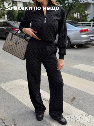 Guess Дамски Черен Комплект Гучи Код E1206, снимка 4 - Комплекти - 53252978