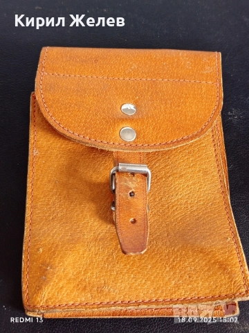 Винтидж кожена чантичка много красива перфектно състояние 50504