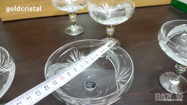 кристални чаши Рамона , снимка 7 - Антикварни и старинни предмети - 26751575