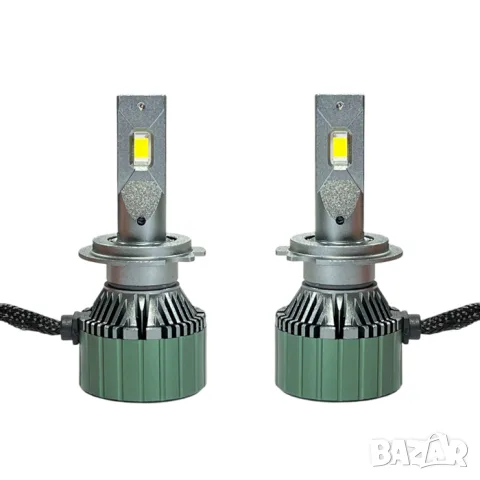 LED крушки M9 PRO H7 60W 6000K комплект 2 броя, снимка 2 - Аксесоари и консумативи - 55864640