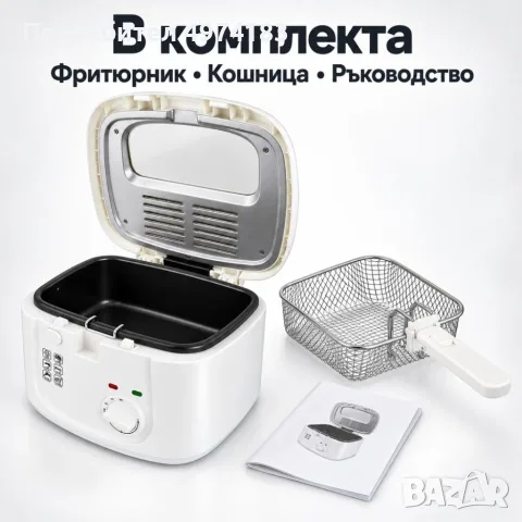 Електрически фритюрник, снимка 4 - Фритюрници - 56435062