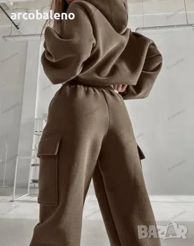 Моден дамски спортен ежедневен комплект от две части, 3цвята , снимка 13 - Комплекти - 47308837