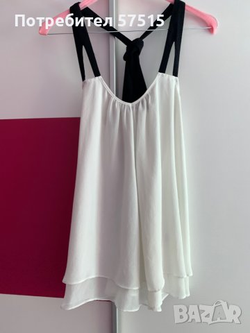 River Island 2 бр-дамски топ бял, снимка 5 - Туники - 37950112