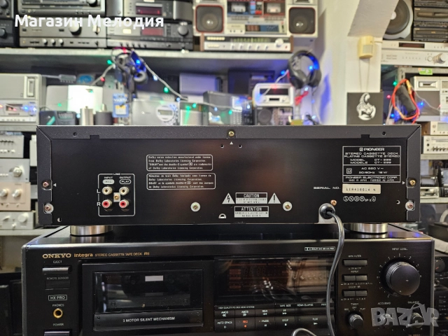 Касетен дек Pioneer CT-229 В отлично техническо и визуално състояние., снимка 12 - Декове - 52691950