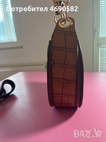 Кафява чанта от естествена кожа, снимка 5 - Чанти - 53045286