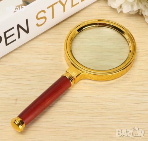 стъклена лупа оптично увеличение четене разглеждане висока яснота X10, снимка 10 - Други - 42103223