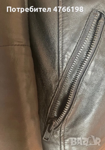 Кожено яке Samsøe Samsøe, снимка 4 - Якета - 54311067