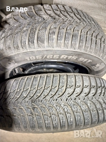 Зимни гуми с джанти за Пежо/Ситроен - 195 65 15