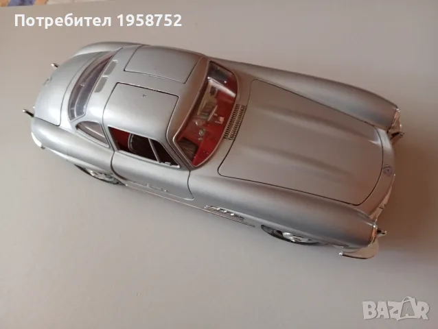 Mercedes 300 SL (1954) burago метални коли мащаб 1:18 made Italy