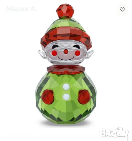 Сваровска коледна фигурка, снимка 4 - Коледни подаръци - 56483122
