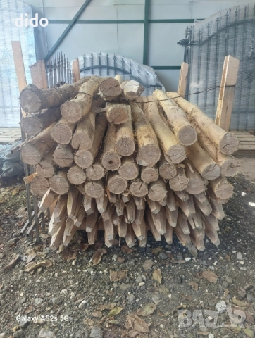 Дървени колове , снимка 2 - Строителни материали - 51562207