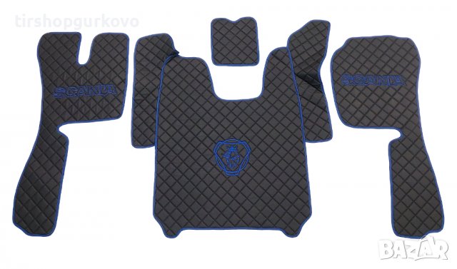 Кожени стелки за SCANIA R 2010-2016 година с три бродирани лога, снимка 9 - Аксесоари и консумативи - 39936844