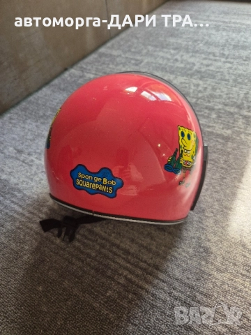 Детска каска-Розова(Спонджбоп), снимка 4 - Спортна екипировка - 52352668