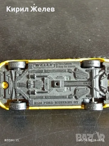 Метална количка FORD MUSTANG GT MADE IN CHINA за КОЛЕКЦИОНЕРИ 26001, снимка 6 - Колекции - 49369439