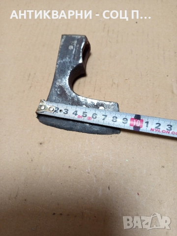 Соц Стара Малка Ловно Рибарска Брадвичка 0.300кг., снимка 7 - Антикварни и старинни предмети - 51725900