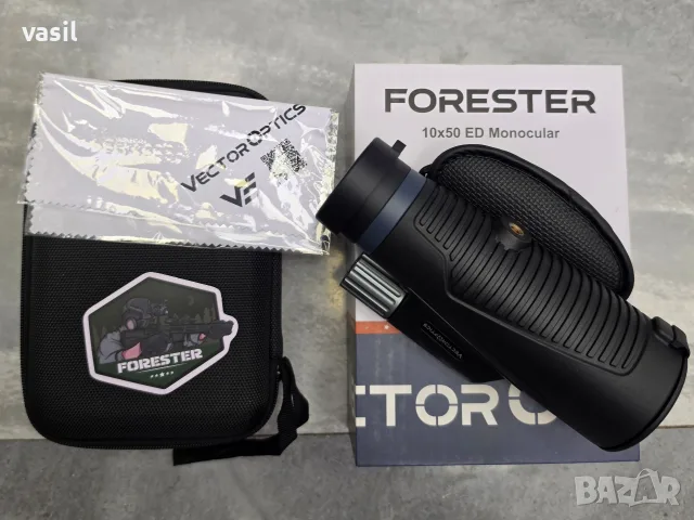 Vector Optics Forester 10x50 ED – професионален монокъл, снимка 5 - Екипировка - 55920363