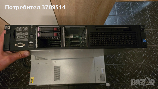 DL380 G6, 2x Xeon X5570, 8GB DDR3, снимка 2 - Работни компютри - 54039755